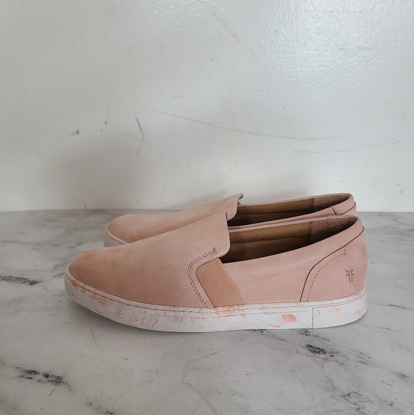 Frye Ivy Slip Blush Sneaker 9.5 New With Box - Picture 4 of 7